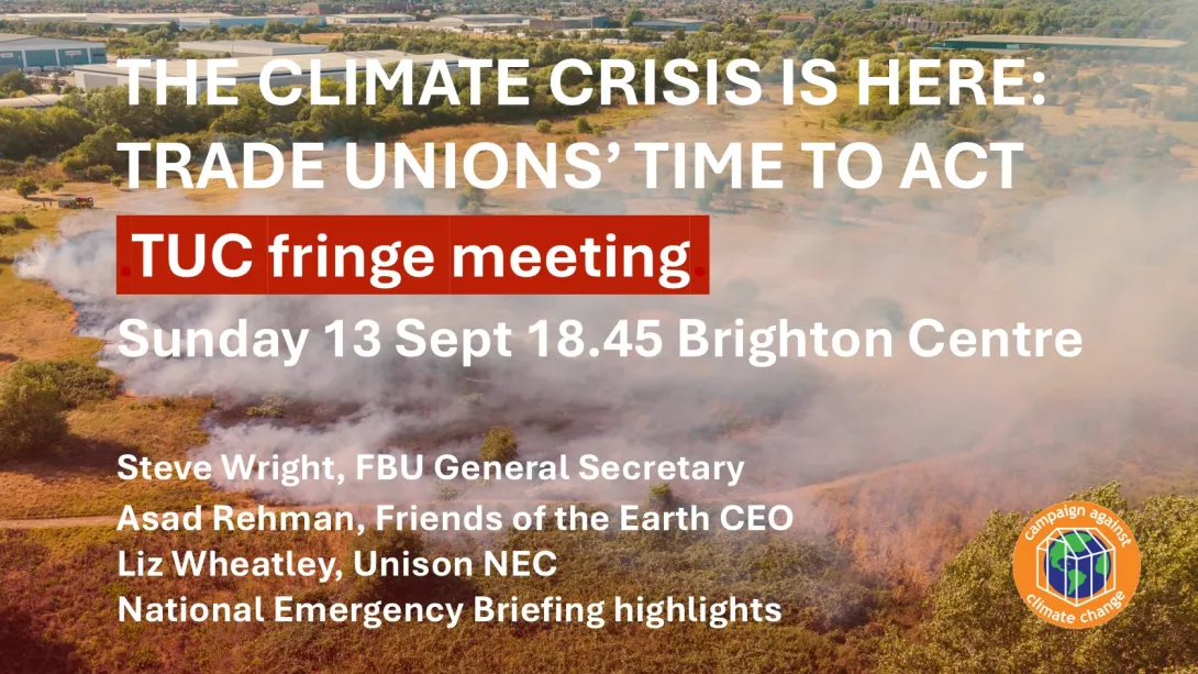 The Climate Crisis is Here: Trade Unions' Time to Act